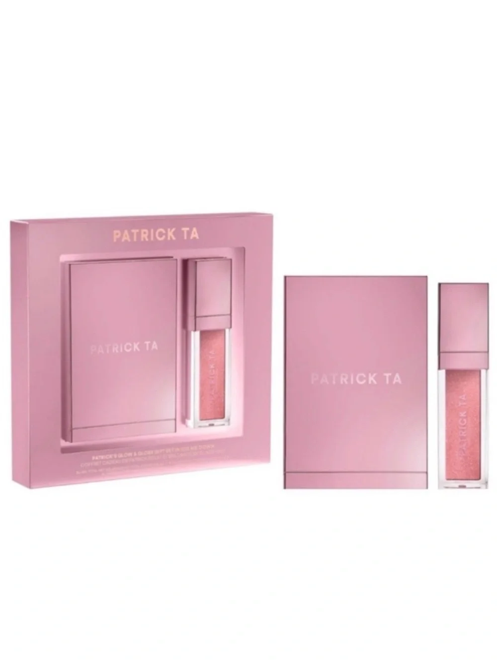 BNIB Patrick Ta 2PC Gift Set Out Of The Office & ICE ME DOWN Lip Gloss - Picture 1 of 4